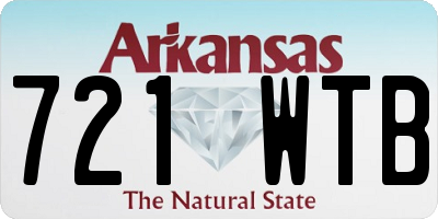 AR license plate 721WTB