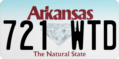 AR license plate 721WTD