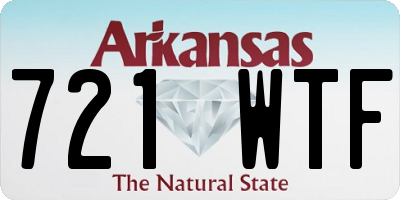 AR license plate 721WTF