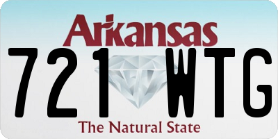 AR license plate 721WTG