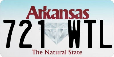 AR license plate 721WTL