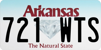 AR license plate 721WTS