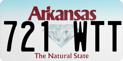AR license plate 721WTT