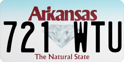 AR license plate 721WTU