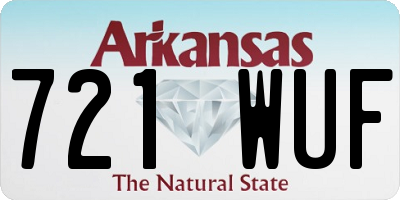 AR license plate 721WUF