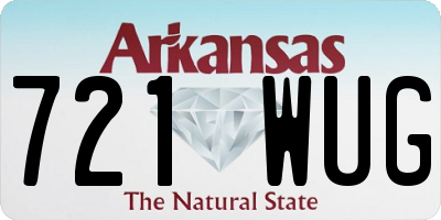 AR license plate 721WUG