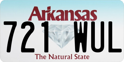 AR license plate 721WUL