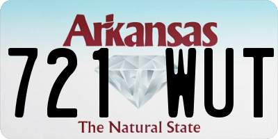 AR license plate 721WUT