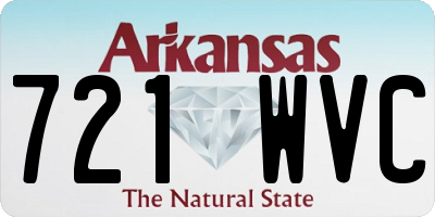 AR license plate 721WVC