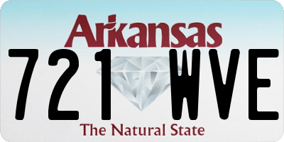 AR license plate 721WVE