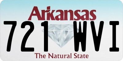 AR license plate 721WVI