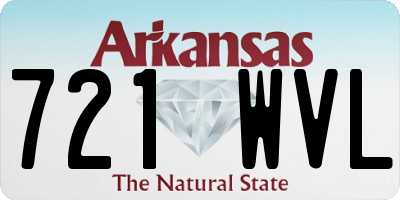 AR license plate 721WVL