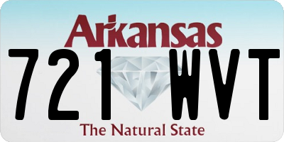 AR license plate 721WVT