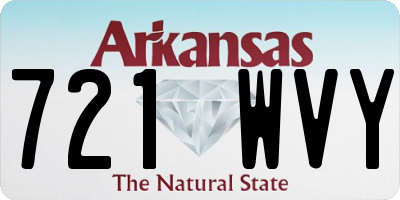 AR license plate 721WVY