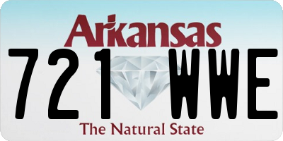 AR license plate 721WWE