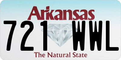 AR license plate 721WWL