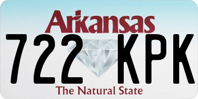 AR license plate 722KPK