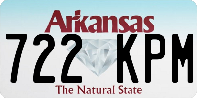 AR license plate 722KPM