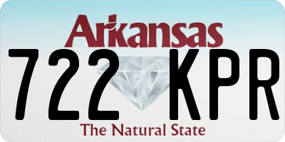 AR license plate 722KPR