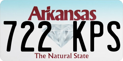 AR license plate 722KPS