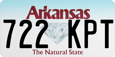 AR license plate 722KPT