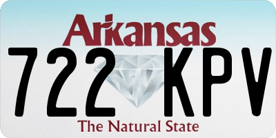 AR license plate 722KPV