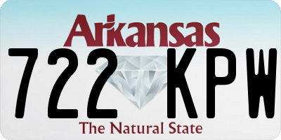 AR license plate 722KPW