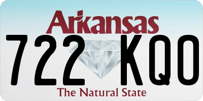 AR license plate 722KQO