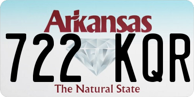AR license plate 722KQR