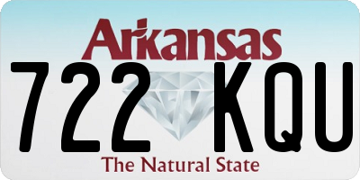 AR license plate 722KQU