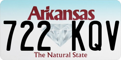 AR license plate 722KQV