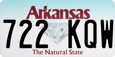 AR license plate 722KQW
