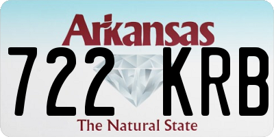 AR license plate 722KRB