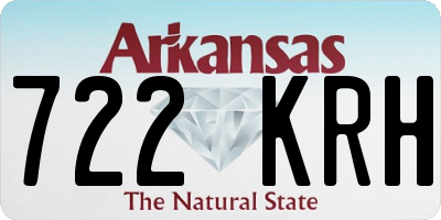 AR license plate 722KRH