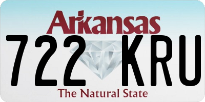 AR license plate 722KRU