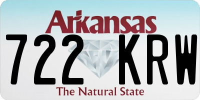 AR license plate 722KRW