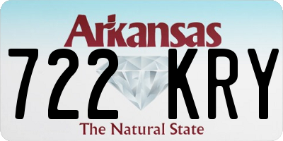 AR license plate 722KRY