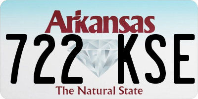 AR license plate 722KSE