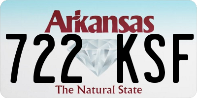AR license plate 722KSF