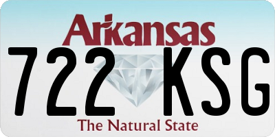 AR license plate 722KSG
