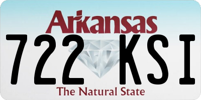 AR license plate 722KSI