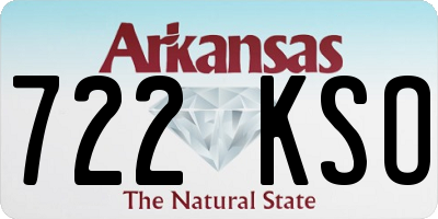 AR license plate 722KSO