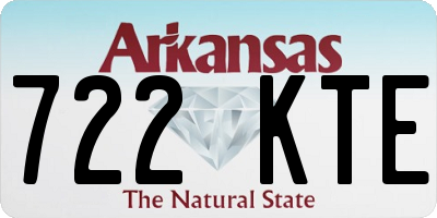 AR license plate 722KTE