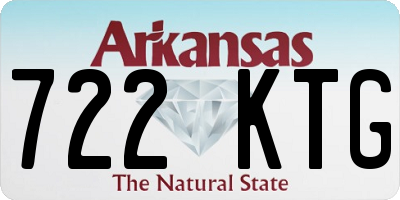 AR license plate 722KTG