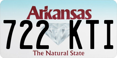 AR license plate 722KTI