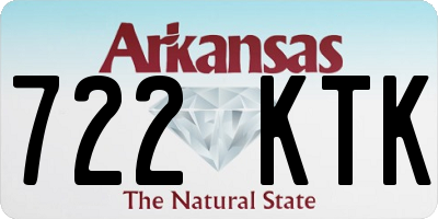 AR license plate 722KTK