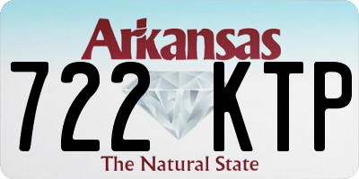 AR license plate 722KTP