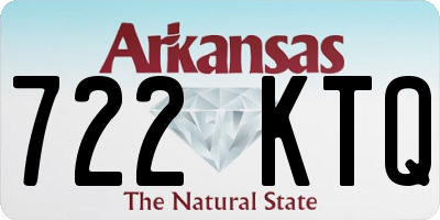 AR license plate 722KTQ