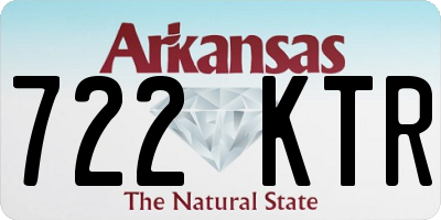 AR license plate 722KTR