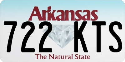 AR license plate 722KTS